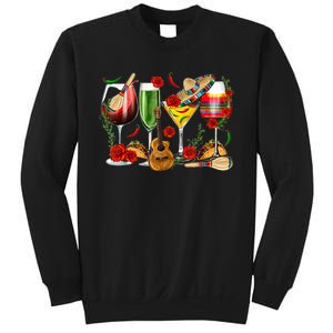 Mexico Wine Tequila Cinco De Mayo Mexican Fiesta Lover Sweatshirt