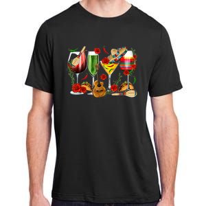 Mexico Wine Tequila Cinco De Mayo Mexican Fiesta Lover Adult ChromaSoft Performance T-Shirt