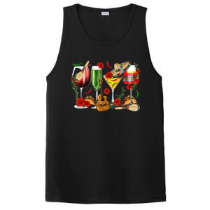 Mexico Wine Tequila Cinco De Mayo Mexican Fiesta Lover PosiCharge Competitor Tank