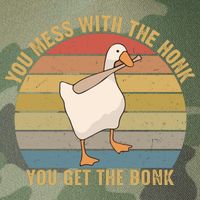 Mess With The Honk You Get The Bonk Makes A Funny Goose Meme For Every Gamer And Legacy Tie Dye Trucker Hat