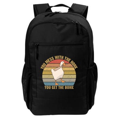 Mess With The Honk You Get The Bonk Makes A Funny Goose Meme For Every Gamer And Backpack