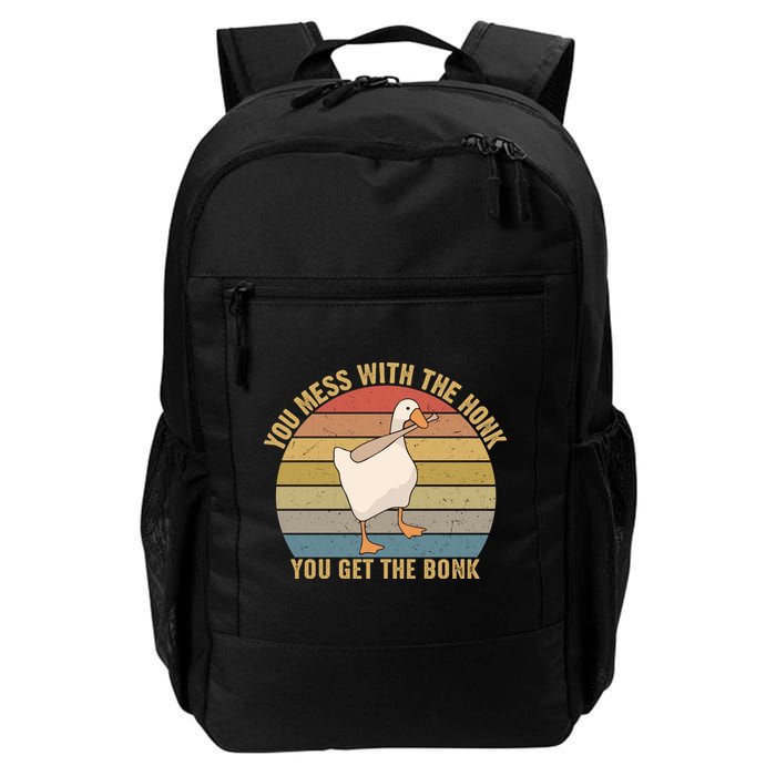 Mess With The Honk You Get The Bonk Makes A Funny Goose Meme For Every Gamer And Backpack