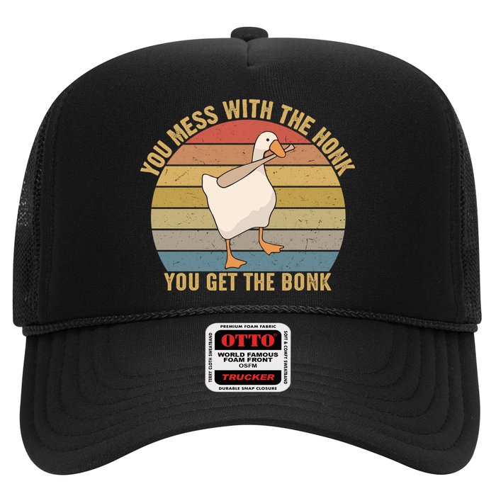 Mess With The Honk You Get The Bonk Makes A Funny Goose Meme For Every Gamer And Trucker Hat