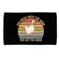 Mess With The Honk You Get The Bonk Makes A Funny Goose Meme For Every Gamer And Microfiber Hand Towel
