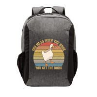 Mess With The Honk You Get The Bonk Makes A Funny Goose Meme For Every Gamer And Vector Backpack
