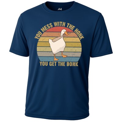 Mess With The Honk You Get The Bonk Makes A Funny Goose Meme For Every Gamer And Performance Shirt