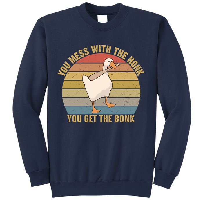 Mess With The Honk You Get The Bonk Makes A Funny Goose Meme For Every Gamer And Sweatshirt