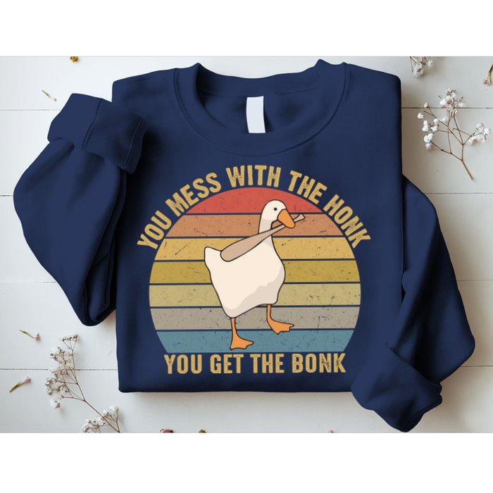 Mess With The Honk You Get The Bonk Makes A Funny Goose Meme For Every Gamer And Sweatshirt