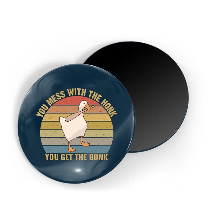 Mess With The Honk You Get The Bonk Makes A Funny Goose Meme For Every Gamer And Magnet
