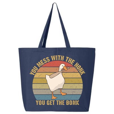 Mess With The Honk You Get The Bonk Makes A Funny Goose Meme For Every Gamer And 25L Jumbo Tote