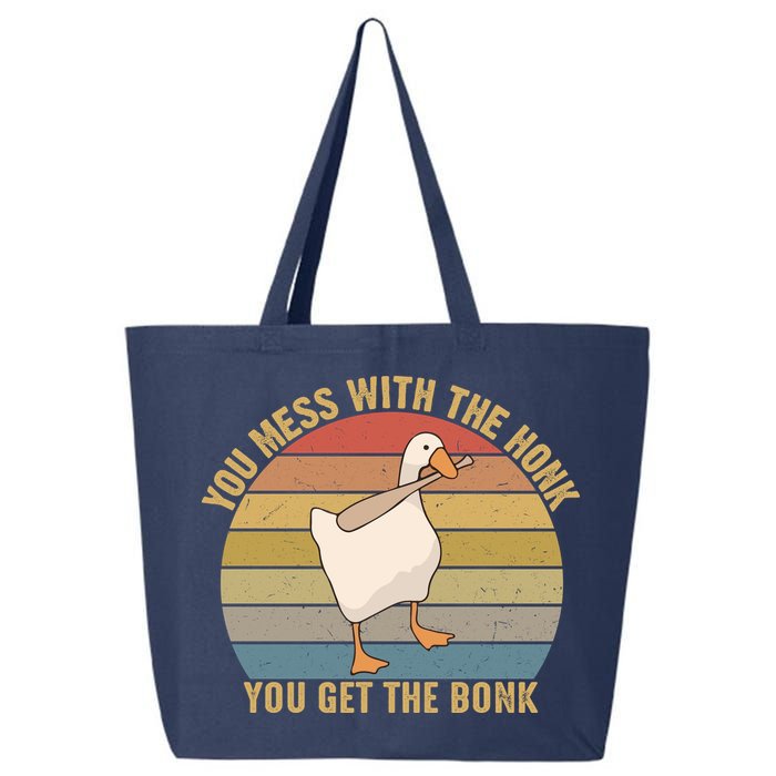 Mess With The Honk You Get The Bonk Makes A Funny Goose Meme For Every Gamer And 25L Jumbo Tote