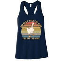 Mess With The Honk You Get The Bonk Makes A Funny Goose Meme For Every Gamer And Womens Tank Top