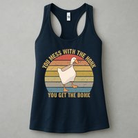 Mess With The Honk You Get The Bonk Makes A Funny Goose Meme For Every Gamer And Womens Tank Top