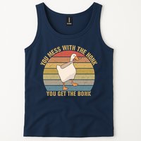 Mess With The Honk You Get The Bonk Makes A Funny Goose Meme For Every Gamer And Tank Top