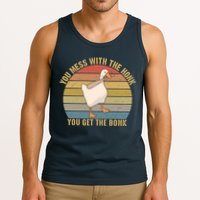 Mess With The Honk You Get The Bonk Makes A Funny Goose Meme For Every Gamer And Tank Top