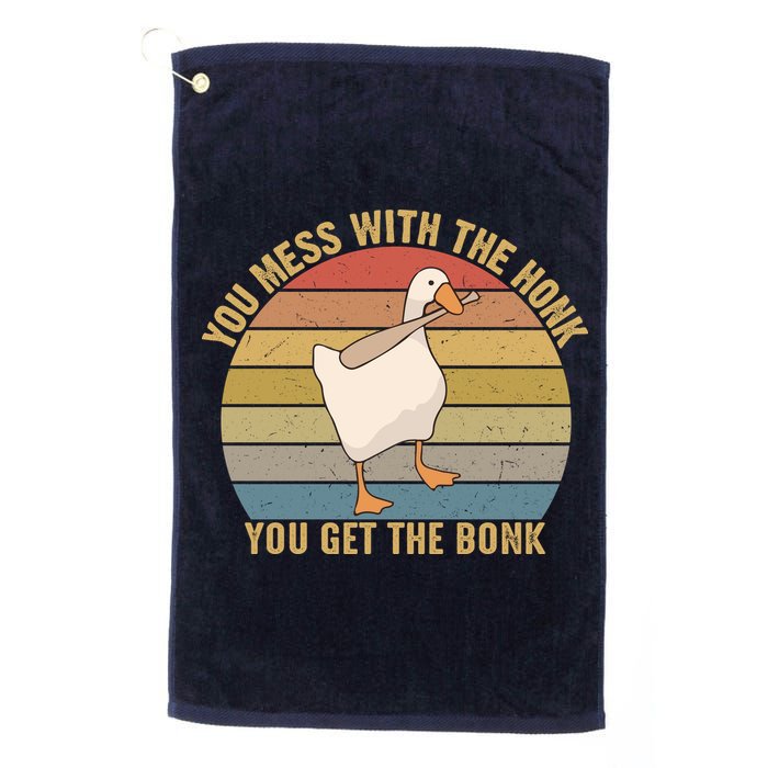 Mess With The Honk You Get The Bonk Makes A Funny Goose Meme For Every Gamer And Golf Towel