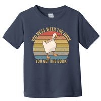 Mess With The Honk You Get The Bonk Makes A Funny Goose Meme For Every Gamer And Toddler T-Shirt
