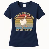 Mess With The Honk You Get The Bonk Makes A Funny Goose Meme For Every Gamer And Womens T-Shirt