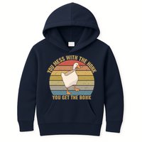 Mess With The Honk You Get The Bonk Makes A Funny Goose Meme For Every Gamer And Kids Hoodie
