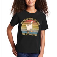 Mess With The Honk You Get The Bonk Makes A Funny Goose Meme For Every Gamer And Kids T-Shirt