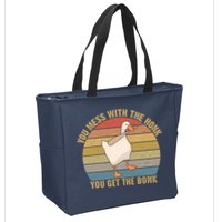 Mess With The Honk You Get The Bonk Makes A Funny Goose Meme For Every Gamer And Zip Tote Bag