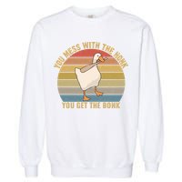 Mess With The Honk You Get The Bonk Makes A Funny Goose Meme For Every Gamer And Garment-Dyed Sweatshirt