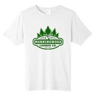 Morning Wood T Shirt Offensive T Shirt Saying Morningwood Lumber Company Tee Tall Fusion ChromaSoft Performance T-Shirt