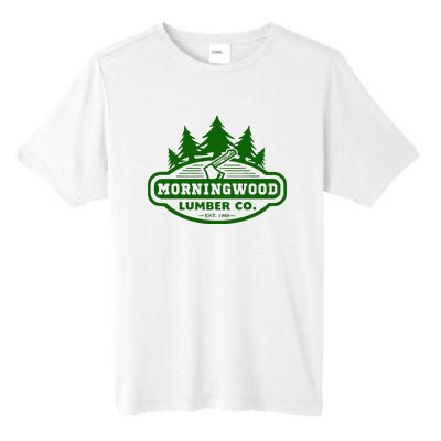 Morning Wood T Shirt Offensive T Shirt Saying Morningwood Lumber Company Tee Tall Fusion ChromaSoft Performance T-Shirt