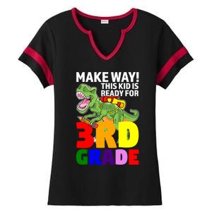 Mae Way! This Is Ready For 3Rd Grade Graduate Gift Ladies Halftime Notch Neck Tee