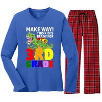 Mae Way! This Is Ready For 3Rd Grade Graduate Gift Women's Long Sleeve Flannel Pajama Set 