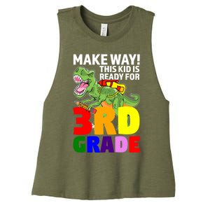 Mae Way! This Is Ready For 3Rd Grade Graduate Gift Women's Racerback Cropped Tank