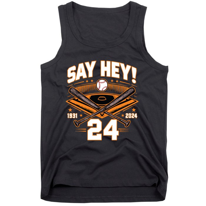 Mays Willie Tribute San Francisco Say Hey 1931 2024 Tank Top