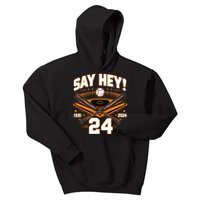 Mays Willie Tribute San Francisco Say Hey 1931 2024 Kids Hoodie