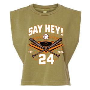 Mays Willie Tribute San Francisco Say Hey 1931 2024 Garment-Dyed Women's Muscle Tee