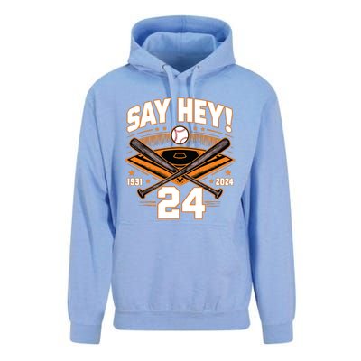 Mays Willie Tribute San Francisco Say Hey 1931 2024 Unisex Surf Hoodie