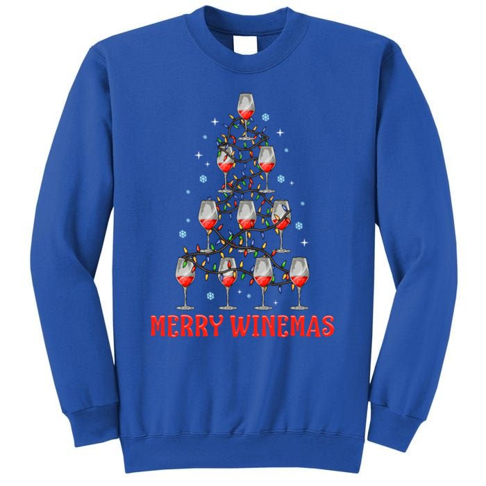 Merry Winemas Tree Wine Ugly Christmas Gift Sweatshirt