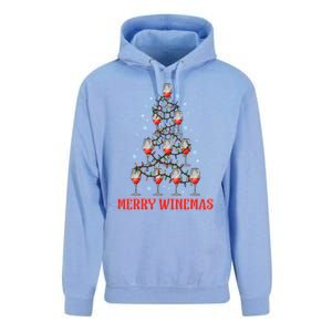 Merry Winemas Tree Wine Ugly Christmas Gift Unisex Surf Hoodie