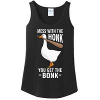 Mess With The Honk You Get The Bonk Ladies Essential Tank