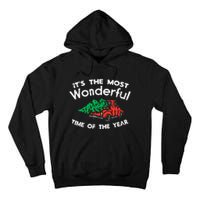 Most Wonderful Time Of Year Truck Xmas Tree Christmas PJ Tall Hoodie