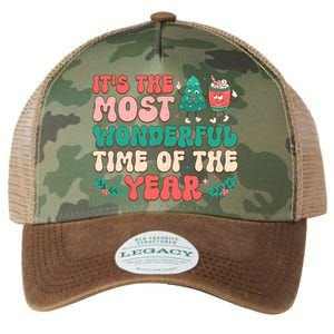 Most Wonderful Time Of The Year Festive Graphic Legacy Tie Dye Trucker Hat