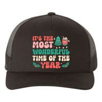 Most Wonderful Time Of The Year Festive Graphic Yupoong Adult 5-Panel Trucker Hat