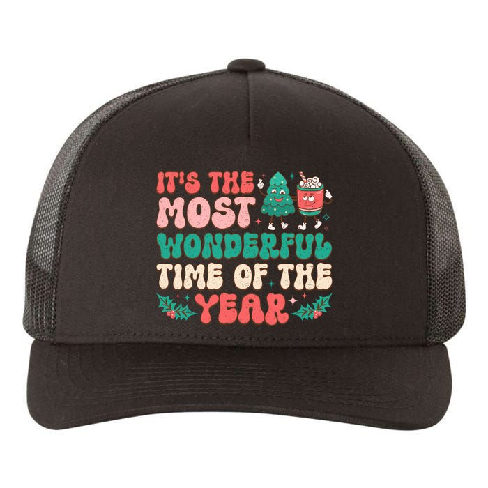 Most Wonderful Time Of The Year Festive Graphic Yupoong Adult 5-Panel Trucker Hat