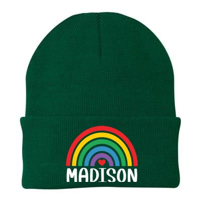 Madison Wisconsin Travel I Love Madison Usa Meaningful Gift Knit Cap Winter Beanie