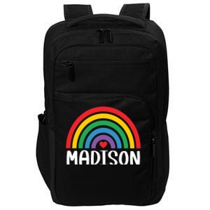 Madison Wisconsin Travel I Love Madison Usa Meaningful Gift Impact Tech Backpack