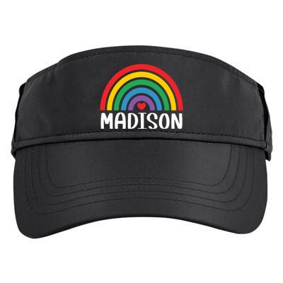 Madison Wisconsin Travel I Love Madison Usa Meaningful Gift Adult Drive Performance Visor