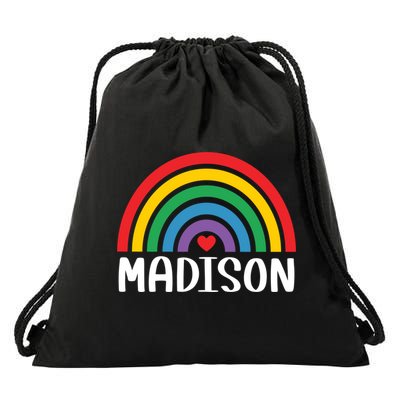 Madison Wisconsin Travel I Love Madison Usa Meaningful Gift Drawstring Bag