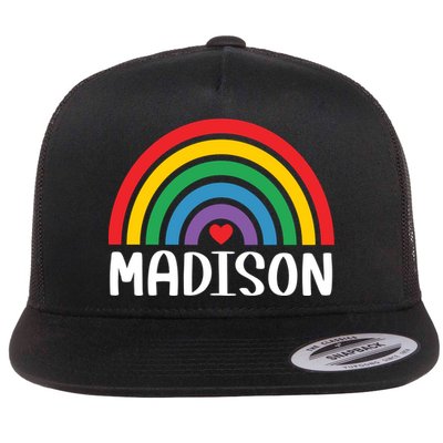 Madison Wisconsin Travel I Love Madison Usa Meaningful Gift Flatbill Hat
