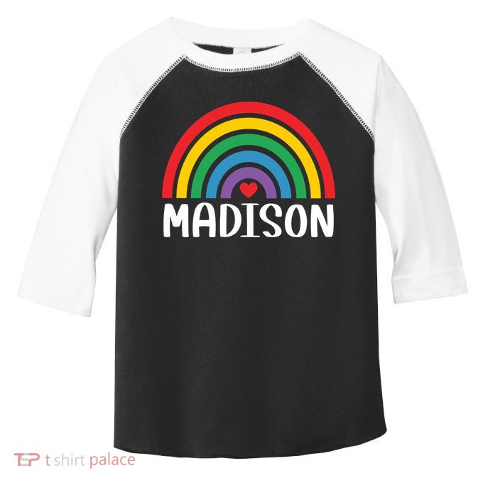Madison Wisconsin Travel I Love Madison Usa Meaningful Gift Toddler Fine Jersey T-Shirt