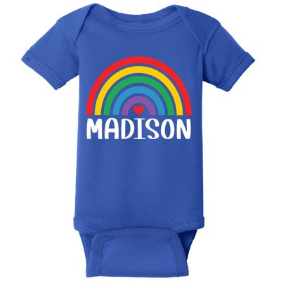 Madison Wisconsin Travel I Love Madison Usa Meaningful Gift Baby Bodysuit