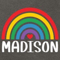 Madison Wisconsin Travel I Love Madison Usa Meaningful Gift Cotton Canvas Backpack